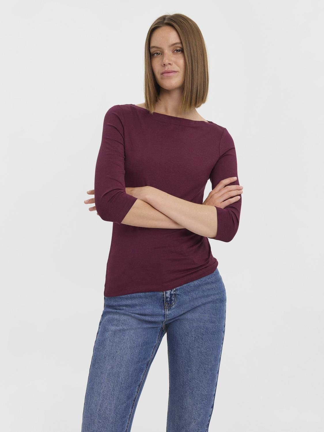 VMPANDA T-Shirt - Winetasting - VERO MODA & VILA Bergvik